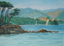 32. Elba Island, Tuscany, 2000<br>
Oil on canvas, 19.5" x 27.5" (50 x 70 cm)