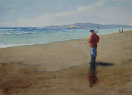 794. USA, Pacific Ocean, 2000<br>
Watercolor - 10.5 x 15 (28 x 38 cm)