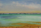 998. Rodrigues Isle, Grand Baie VII, 2007<br>
Watercolor - 11 x 15 (27 x 37 cm)