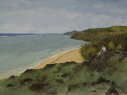 1051. Rodrigues Isle, Strand, 2008<br>
Watercolor - 10.5 x 15 (28 x 38 cm)
